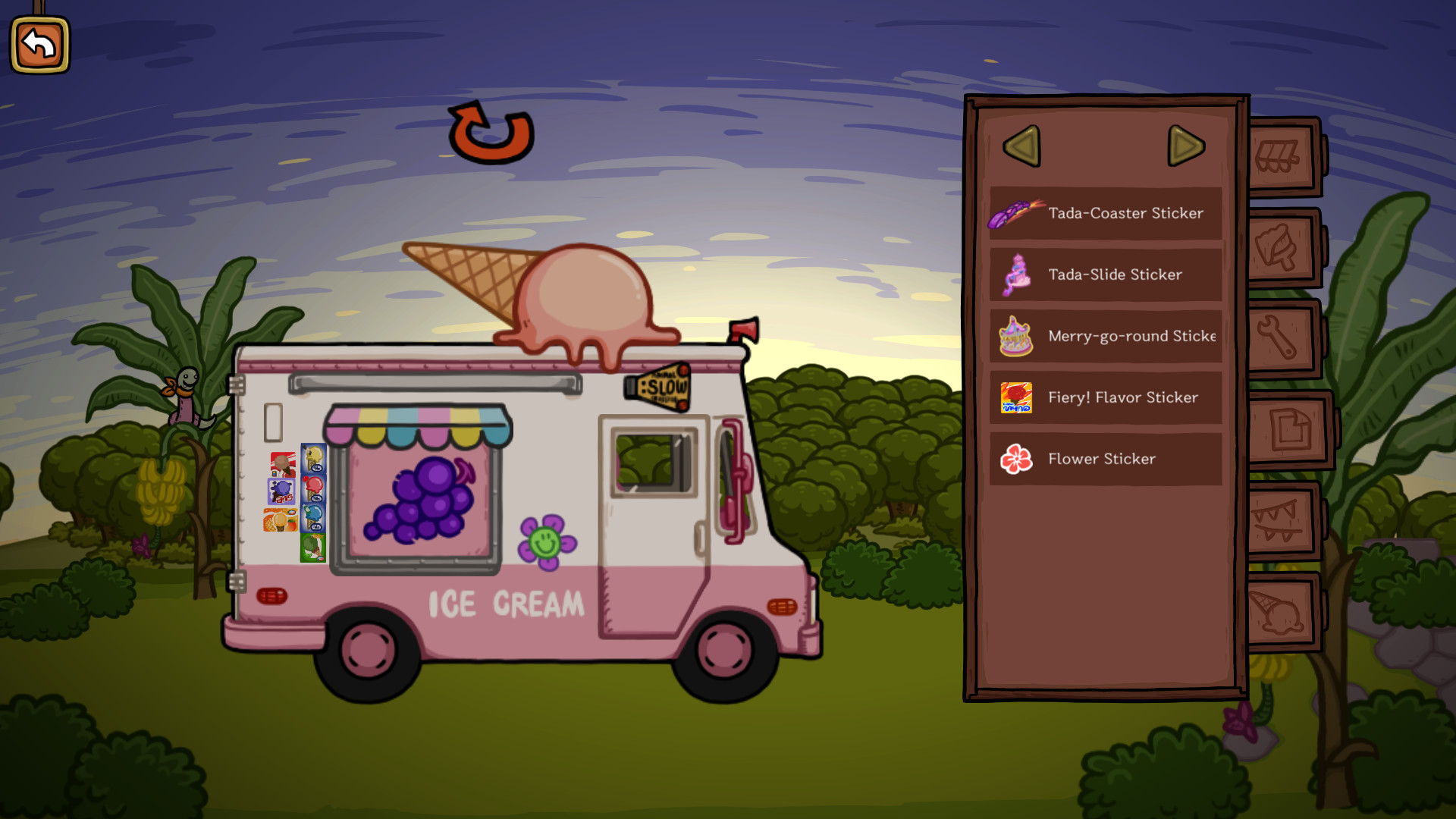 Video game with hot sale ice cream truck