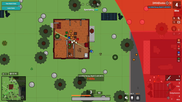 Screenshot of surviv.io - 2D Battle Royale