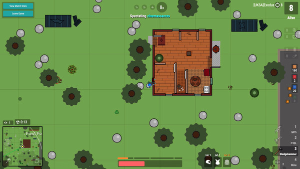 Screenshot of surviv.io - 2D Battle Royale
