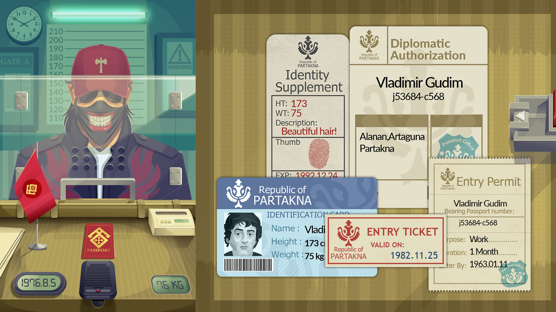 Artblog  Game Time – Papers, Please turns you into a border crossing agent