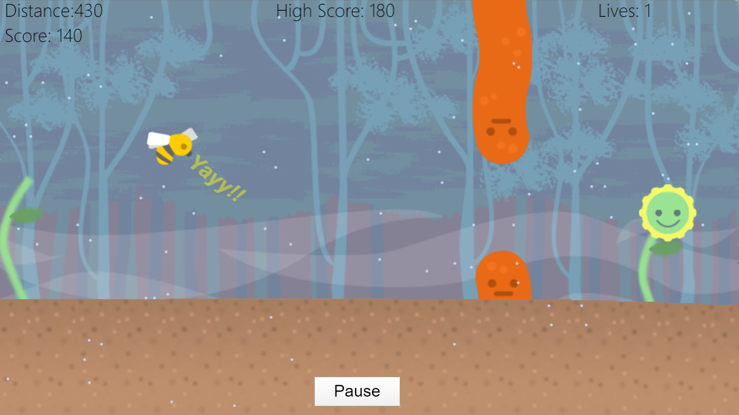 Flappy Bee screenshot 1
