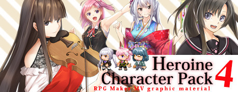 скриншот RPG Maker MV - Heroine Character Pack 4 0