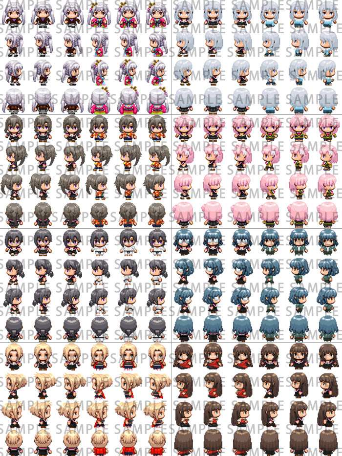 RPG Maker MV - Heroine Character Pack 4 #6