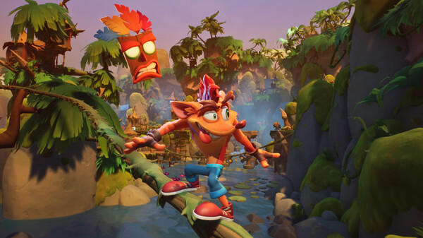 Fotos Do Slide do Jogo Crash Bandicoot 4