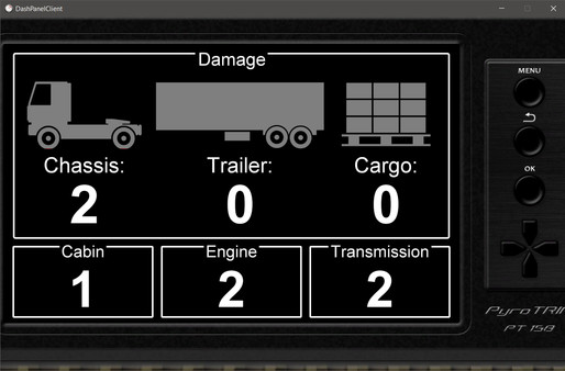 скриншот DashPanel - Truck Simulator Full Data 5