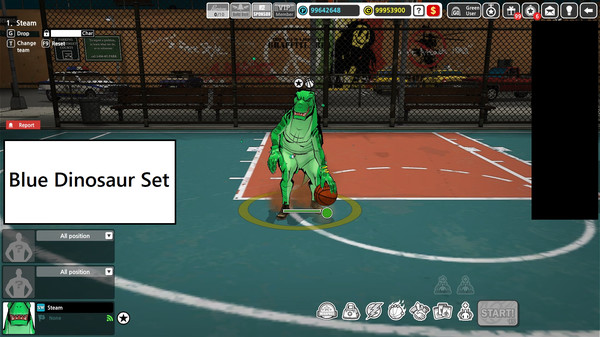 скриншот Freestyle2 - Blue Dinosaur Set 4