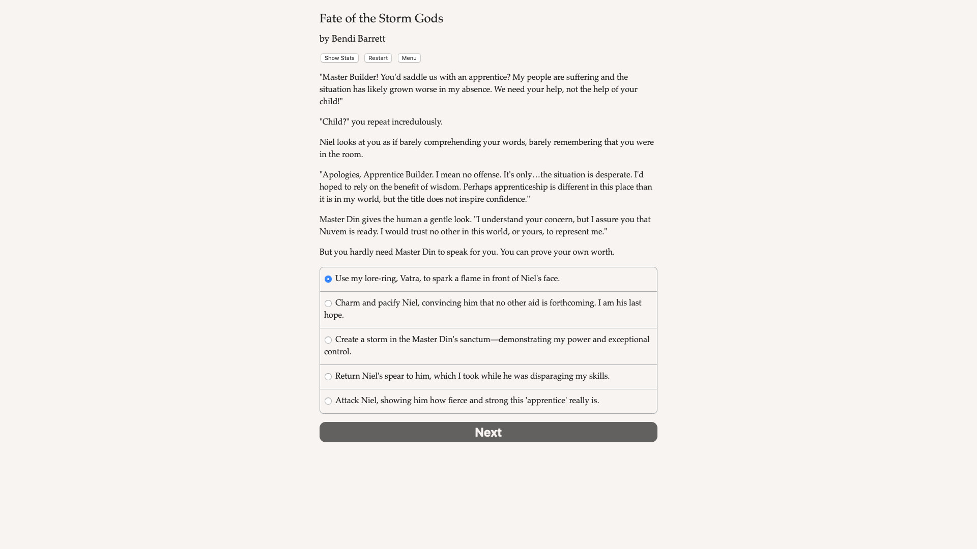 Fate of the Storm Gods Demo #4