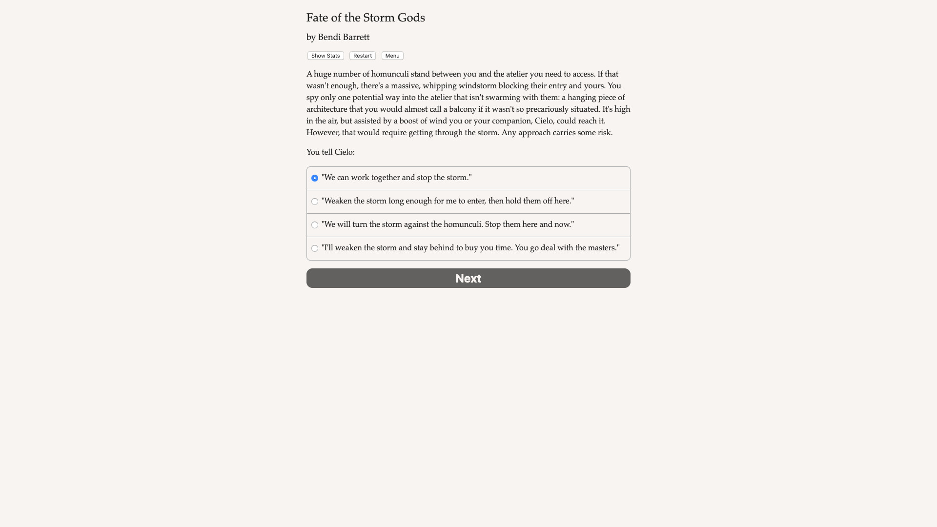 Fate of the Storm Gods Demo #5