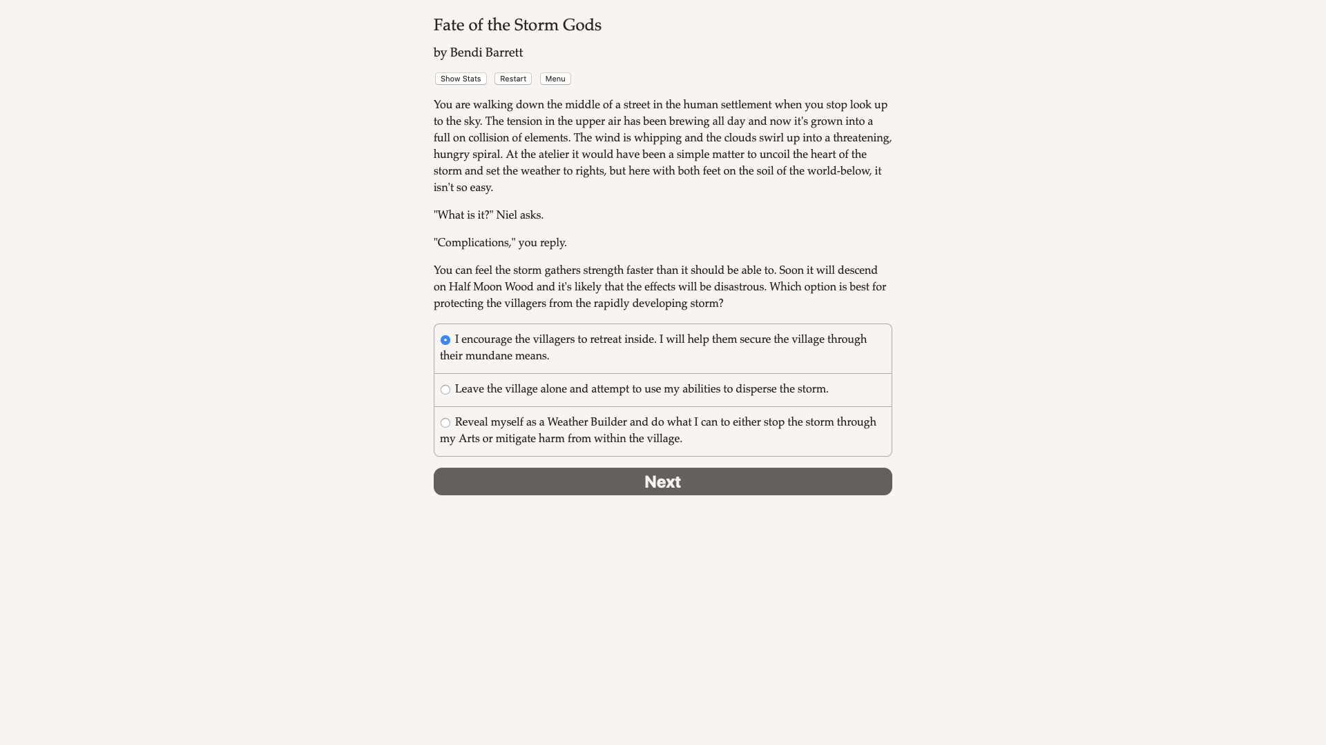 Fate of the Storm Gods Demo #2