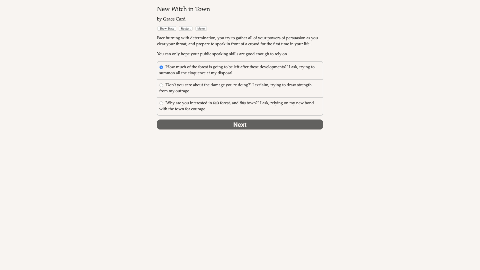 New Witch in Town Demo #2