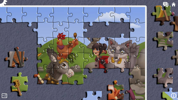скриншот The Adventures of Wolf and Hood - A Jigsaw Tale 4