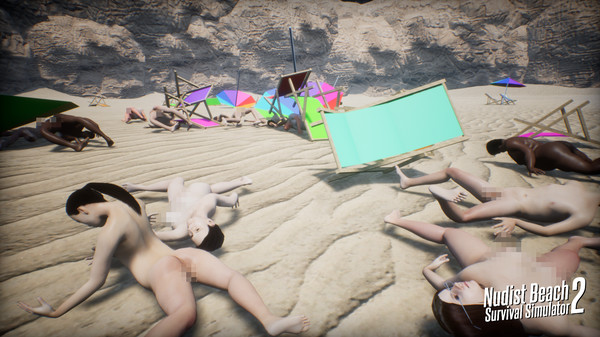 скриншот Nudist Beach Survival Simulator 2 3