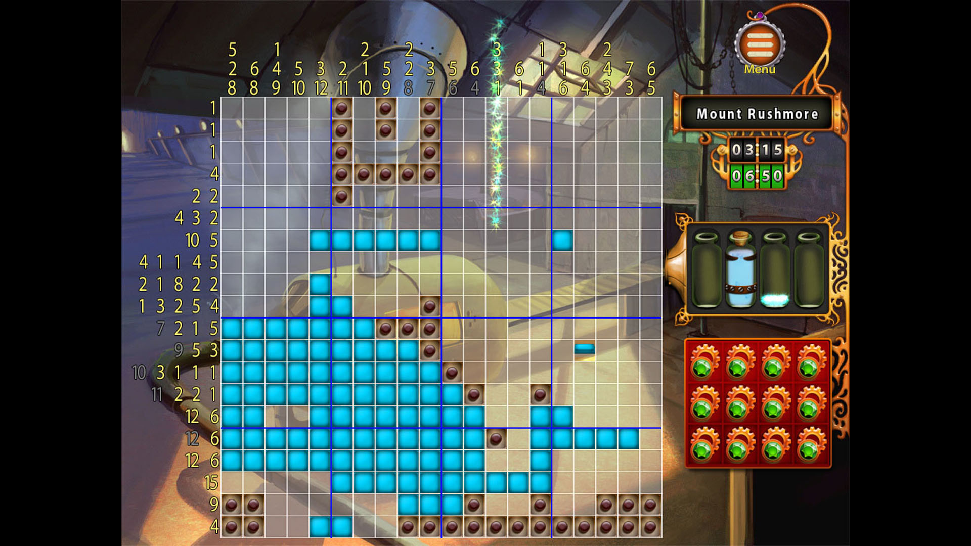 Gizmos: Steampunk Nonograms Demo #3