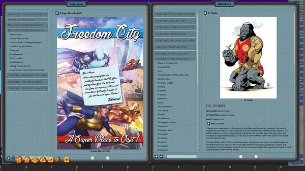 скриншот Fantasy Grounds - Freedom City (Third Edition) 0