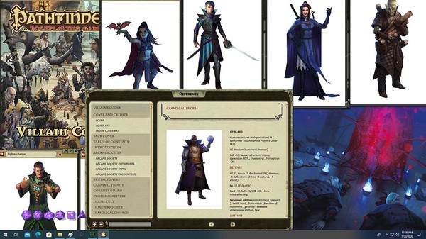 скриншот Fantasy Grounds - Pathfinder Roleplaying Game: Villain Codex 0