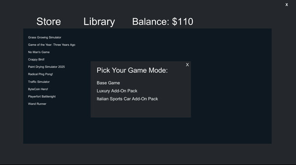 Video Game Library Simulator game for windows Pc 1