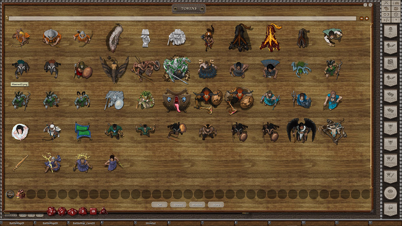 Fantasy Grounds - Devin Night Token Pack 145: Mythological Creatures Featured Screenshot #1