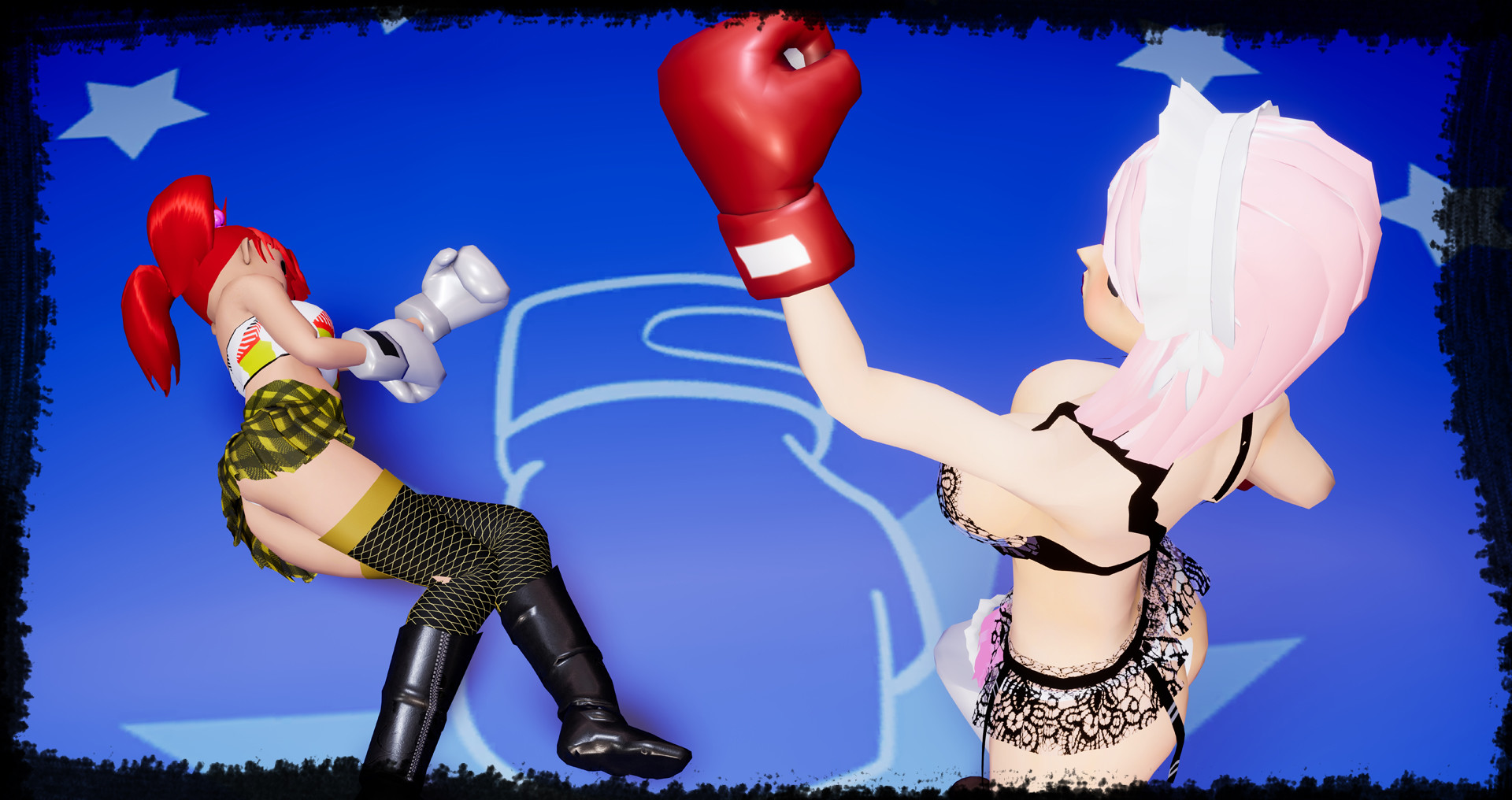 Boxing Babes: Sexy Fight Hentai Anime Girls #3
