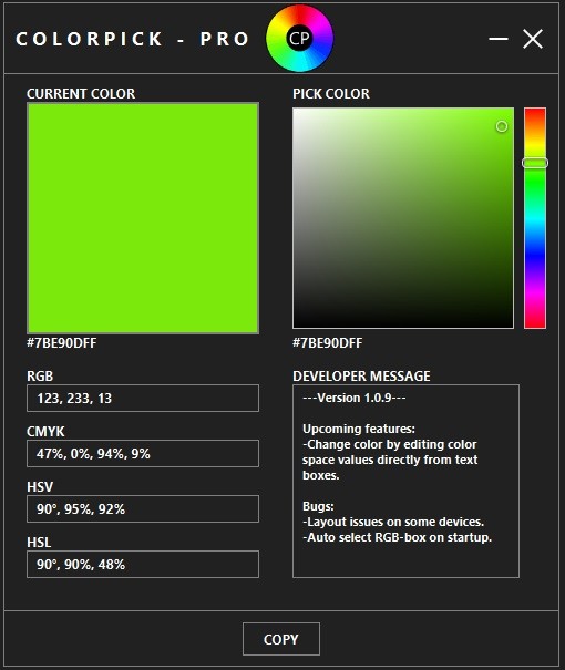 Colorpick - PRO screenshot 1