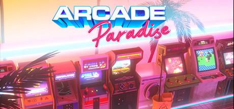Steam header art for Arcade Paradise