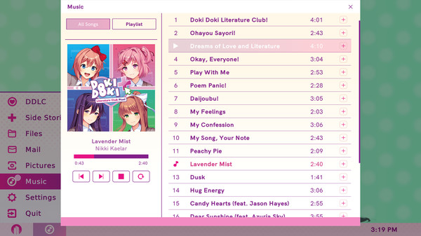 Doki Doki Literature Club Plus!for windows and Linux 1