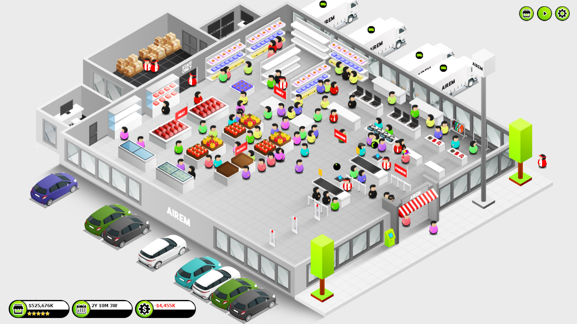 Mini Market Tycoon - 🕹️ Online Game