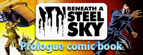 скриншот Beneath a Steel Sky Prologue Comic 1