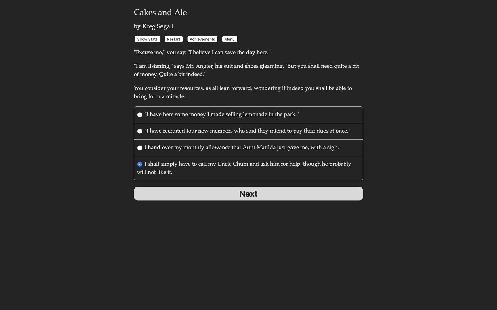 Jolly Good: Cakes and Ale Demo #3