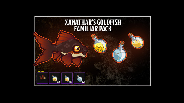 скриншот Idle Champions - Xanathar's Goldfish Familiar Pack 0