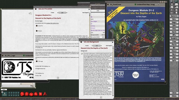 скриншот Fantasy Grounds - D&D Classics: D1-2 Descent into the Depths of the Earth (1E) 0
