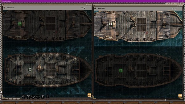 Fantasy Grounds - Black Scrolls Pirate and Ghost Ship (Map Tile Pack)