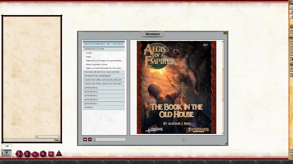 скриншот Fantasy Grounds - Aegis of Empires 1: The Book in the Old House 0