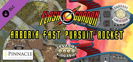 Fantasy Grounds – Flash Gordon Combat Map 1: Arboria + Fast Pursuit Rocket