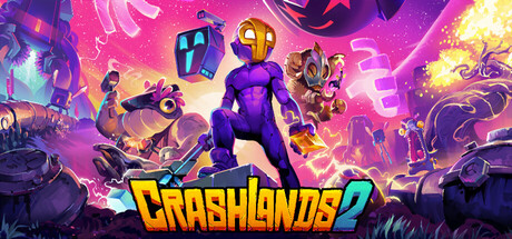 Steam header art for Crashlands 2