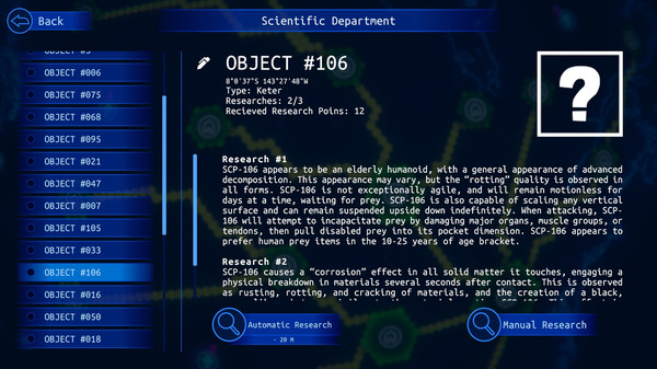 SCP Strategy game for Linux 1