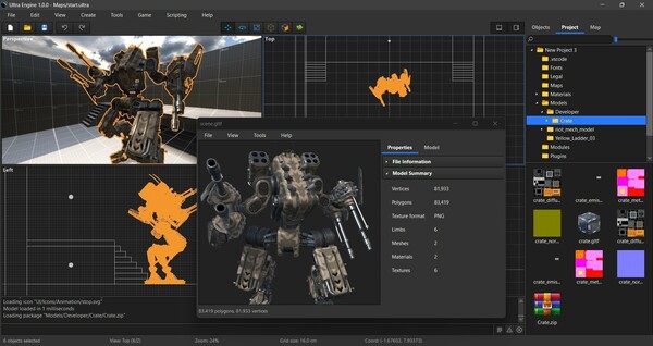 Скриншот из Ultra Engine