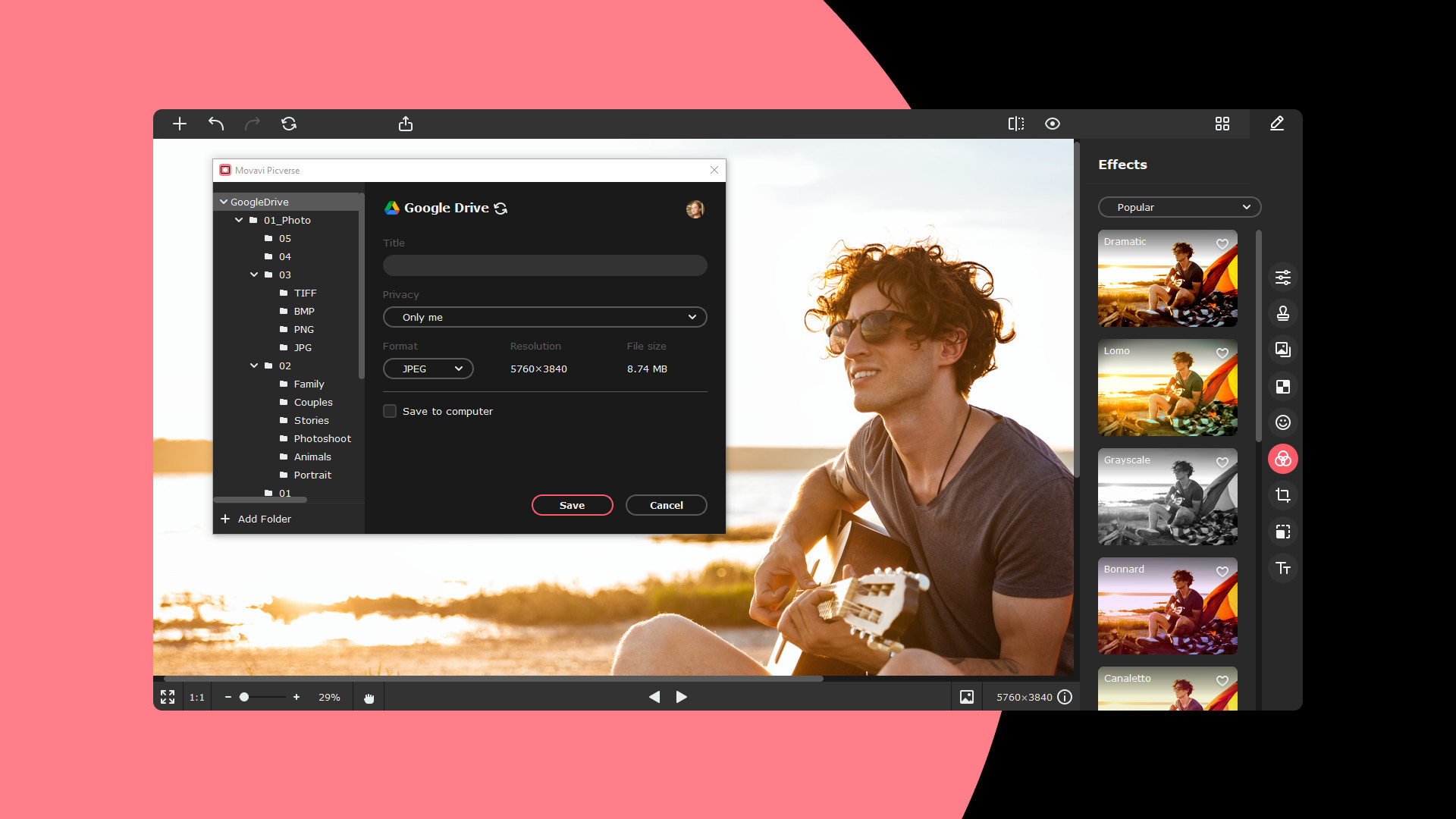 Movavi Picverse - Photo Editing Software screenshot 1