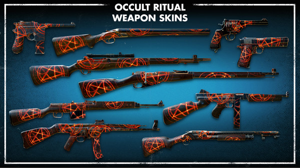 скриншот Zombie Army 4: Occult Ritual Weapon Skins 4