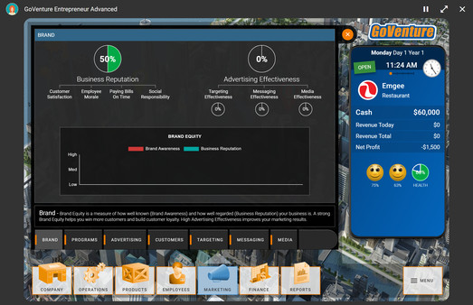 Скриншот из GoVenture Entrepreneur