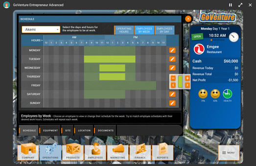 Скриншот из GoVenture Entrepreneur