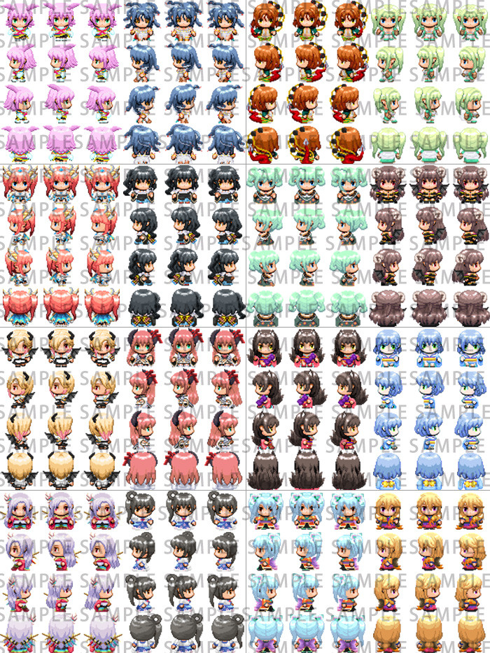 RPG Maker MV - Fantasy Heroine Character Pack 7 #9