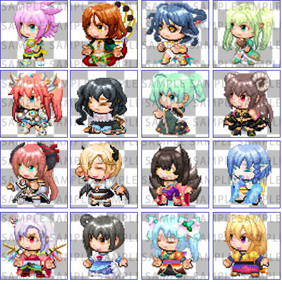 RPG Maker MV - Fantasy Heroine Character Pack 7 #0