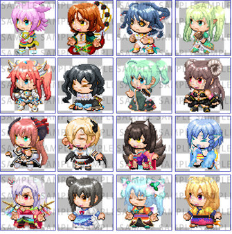 RPG Maker MZ - Fantasy Heroine Character Pack 7