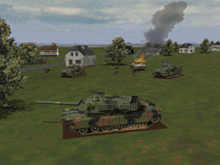 Скриншот из M1 Tank Platoon II