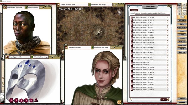 скриншот Fantasy Grounds - Pathfinder 2 RPG - Pathfinder Society Scenario #2-01: Citadel of Corruption 1