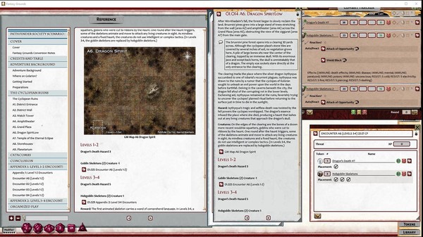 скриншот Fantasy Grounds - Pathfinder 2 RPG - Pathfinder Society Scenario #2-01: Citadel of Corruption 3