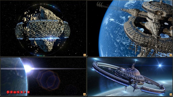 скриншот Fantasy Grounds - Star Battles: Space Stations and Planets Space Map Pack 4