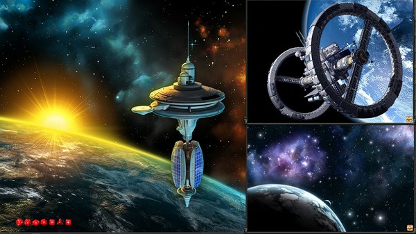 Fantasy Grounds - Star Battles: Space Stations and Planets Space Map Pack