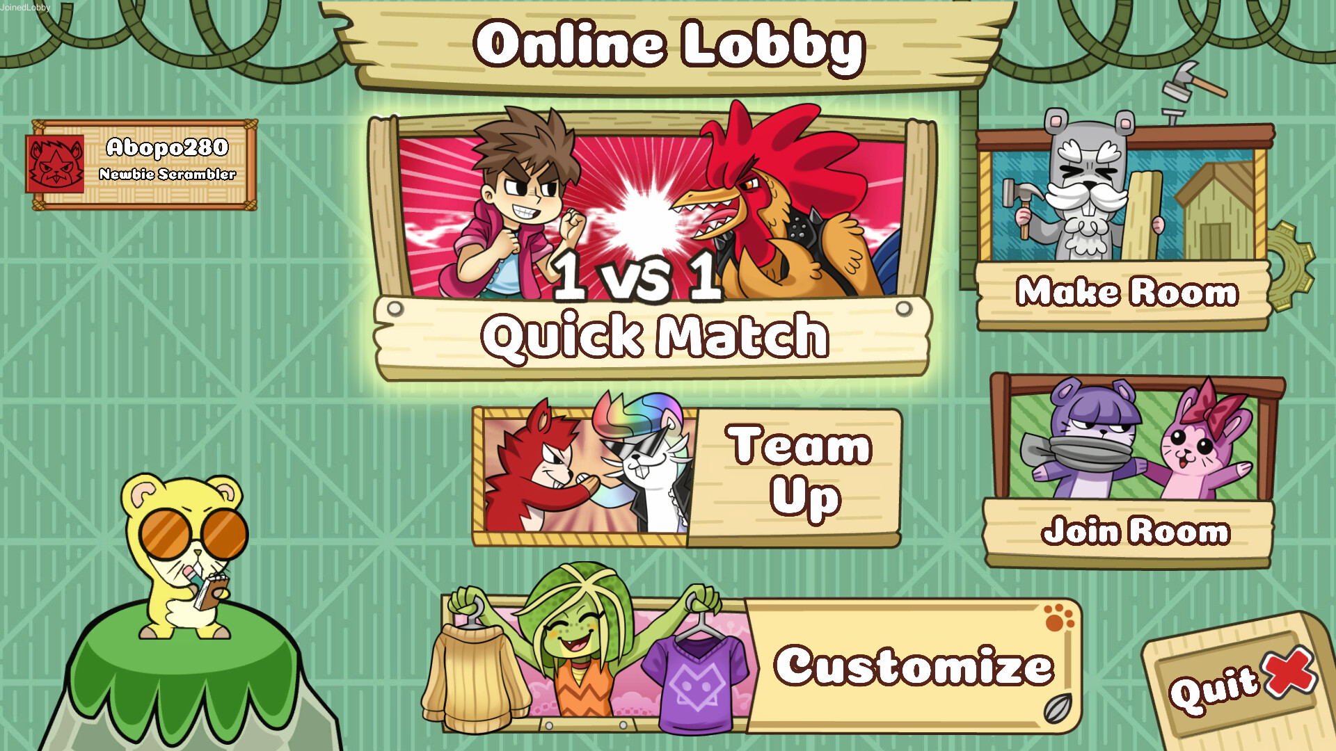 Hamster Scramble Demo #7