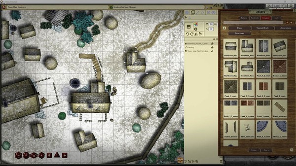 скриншот Fantasy Grounds - FG Town Maps 2 1